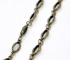 Picture of Zinc Based Alloy Open Link Chain Findings Antique Bronze 20x7mm(6/8"x2/8") 6mm(2/8"), 1 M