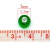 Immagine di Acrilato Separatori Perline Tondo A Random Circa 7mm x 7mm, Foro: Circa 3.3mm, 300 Pz