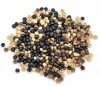 Image de Perles en Bois Tonneau Couleur au Hasard 5mm x 3mm - 4mm x 3mm, Tailles de Trous: 1.5mm, 3000 Pcs