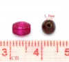 Picture of Wood Spacer Beads Barrel At Random Mixed About 6mm x5mm - 6mm x4mm, Hole: Approx 1.8mm, 1500 PCs