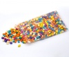 Bild von Holz Zwischenperlen Spacer Perlen Trommel Mix Farben 8mm x 5mm, Loch: 1.8mm, 1000 Stücke