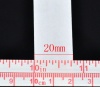 紙 粘着テープ 白 9.7cm x 2cm、 5 巻（14メートル/巻） の画像