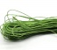 ワックスロープ ジュエリーロープ 緑 1.0mm 直径、 80 PCs  の画像