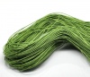 Изображение Вощёные Шнуры для Ожерелья / Браслета 1mm Зеленые, Проданные 80M