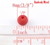 Bild von Acryl Undurchsichtig Perlen Ball zufällig gemischt matt ca 8mm D Loch:ca 1.8mm 300 Stück