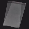 Immagine di Plastica Sacchetti Autoadesivi Autosigillanti Rettangolo Trasparente (Spazio usabile 28.5x18cm) 31cm x 18cm, 50 Pz