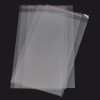 Изображение ABS Пластик Самоклеющиеся пакеты Прямоугольник Прозрачный (Доступные размеры: 28.5x18см) 31см x 18см, 50 ШТ