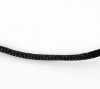 Immagine di Cavo di Cera Coreano Gioielli Corda Nero 2.0mm Dia, 1 Rotolo(Circa 90M/Rotolo)
