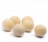 Picture of Natural Wood Beads (No Hole) Round About 20mm Dia, 30 PCs