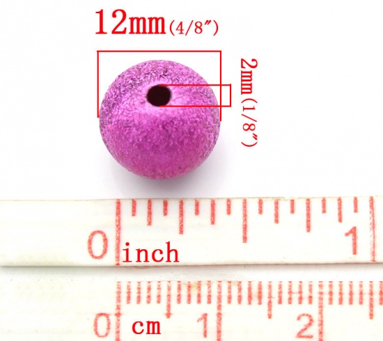 Picture of Acrylic Sparkledust Bubblegum Beads Ball At Random Mixed Wrinkled About 12mm Dia, Hole: Approx 2mm, 100 PCs