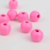 Image de 200Pcs Perles rondes en bois Rose,Dia.10mm