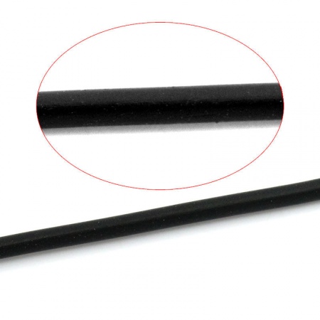 Gomma Gioielli Corda Nero 1.5mm Dia, 10 Mt