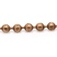 Picture of Iron Based Alloy Ball Chain Findings Antique Copper 2mm( 1/8") Dia, 10 M
