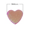 Изображение PVC Пластик Пайетки Сердце Смешанный Разноцветный 3мм x 3мм , 100 Грамм