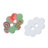Immagine di Acrilato Bottone da Cucire ScrapbookBottone Nuvole A Random Due Fori Misto Disegno 24mm x 17mm, 20 Pz