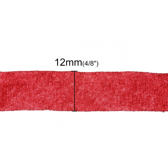 Immagine di Carta Nastro Adesivo Rosso 12mm, 6 Rotoli