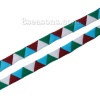 Image de Cordon/Fil en Tissu Multicolore Elastique 12mm x 3mm, 2 Yards