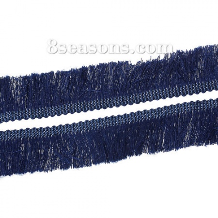 Cotone Macrame Blu Scuro 25mm, 5 M