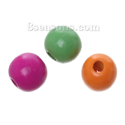 Picture of Maple Wood Spacer Beads Drum At Random Mixed About 16mm x 15mm, 100 PCs