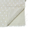 Immagine di Tela ruvida Tessuto Bianco Cuore Forma 150cm x 100cm , 1 M