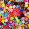 Immagine di （Colore a random）EVA PE DIY Perline Fusibile ,Perle di Giocattolo Artigianale Cilindrico  5mm x 5mm, 1000 Pz