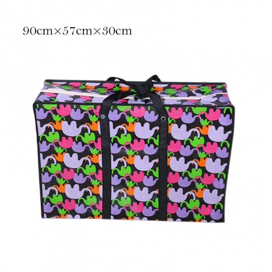 Picture of Nonwovens Travel Bag At Random Color Waterproof Foldable 90cm x 57cm, 1 Piece