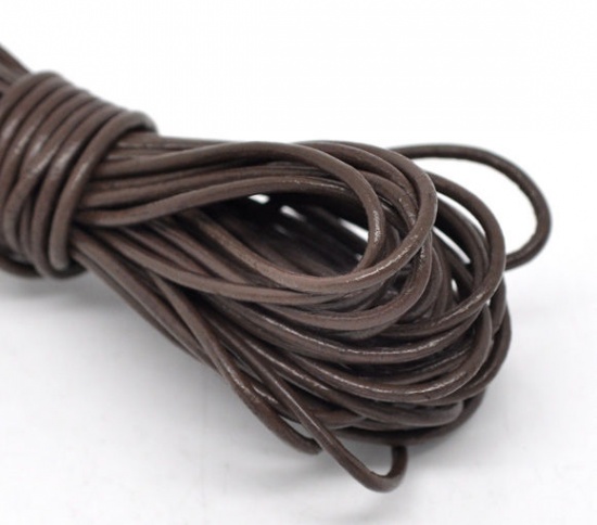 Picture of Leatheroid Jewelry Rope Coffee 2mm( 1/8"), 90 M