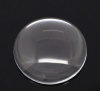 Immagine di Vetro Cupola Cabochon Cabochon per Abbellimento Tondo Flatback Clear Trasparente Trasparente 3cm Dia, 2 Pz