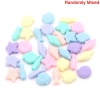 Picture of Pastel Acrylic Bubblegum Beads Underwater World At Random Mixed About 17mm x 7mm-12mm x 11mm, Hole: Approx 1.5mm, 60 PCs