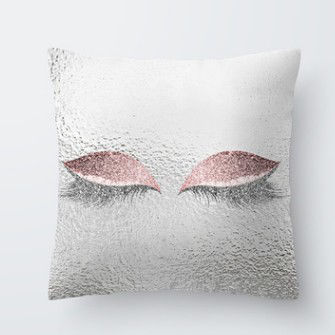 Picture of Polyester Pillow Cases White Square Eye 45cm x 45cm, 1 Piece