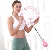 Изображение Pink - Detachable Counting Fitness Hoop 360 Degree Massage Shaper Home Training, For 70cm-105cm Waist , 1 Piece