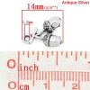 Picture of Charm Pendants Acorn Antique Silver 14x10mm,50PCs