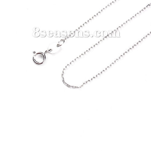 Picture of Sterling Link Cable Chain Necklace