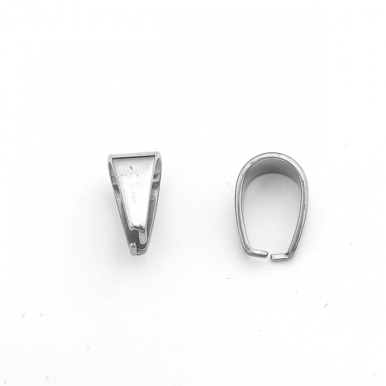 Picture of  Stainless Steel Pendant Pinch Bails Clasps