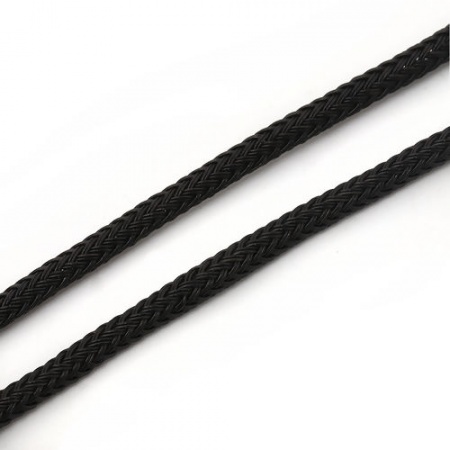 Steel Wire Jewelry Cord Rope Black 4mm( 1/8"), 1 M