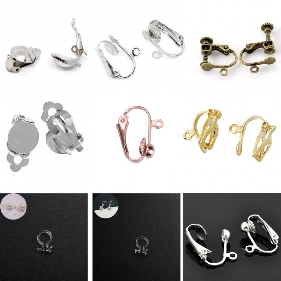 Picture of Alloy Lever Back Clips Earring Findings