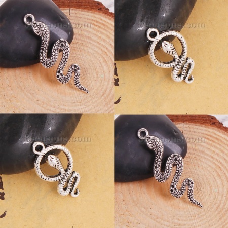 Zinc Based Alloy Pendants Snake