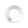 Picture of Brass Connectors Circle Ring Silver Tone Hollow 3.5cm Dia., 5 PCs