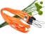 Picture of Polyester & Plastic ID Holder Neck Strap Lanyard Orange 48cm(18 7/8") long, 10 PCs