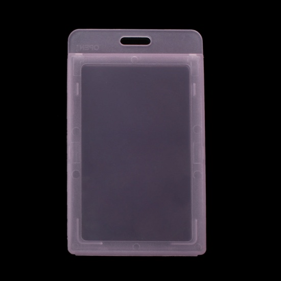 Изображение PVC Пластик Держатели ID Карты Розовый 11cm x 6.6cm, 1 Пакет (Примерно 10 ШТ/Уп)
