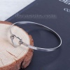 Picture of Stainless Steel Bangles Bracelets Heart