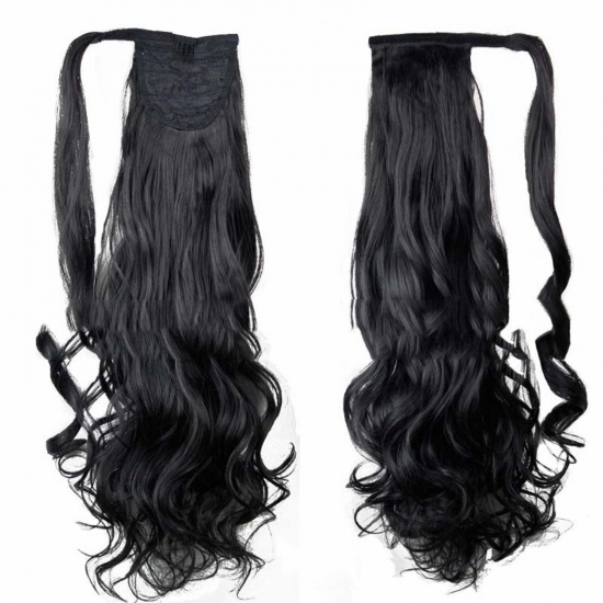 Picture of High Heat Resistant Fiber Curly Hair Synthetic Wigs Multicolor