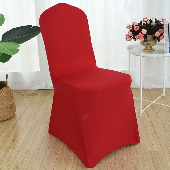 Immagine di Poliestere Copertura della sedia Rosso Scuro 90cm x 45cm, 1 Pz