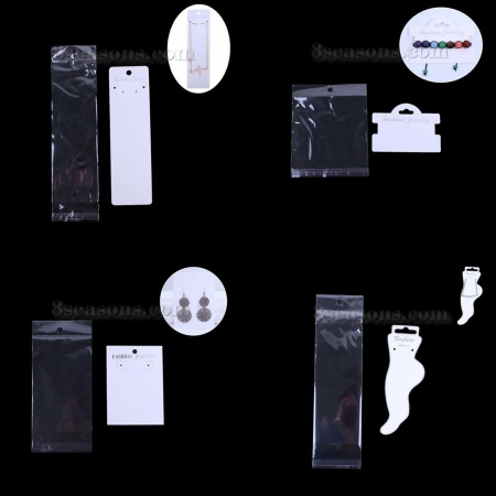 Paper Jewelry Necklace Display Card Rectangle