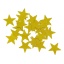 Imagen de Cloruro Polivinílico Confeti Estrellas de cinco puntos Dorado 12mm x 12mm , 2000 Unidades