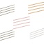 Immagine di Ottone Cavo Catena Accessori Oro Placcato 2x1.5mm, 5 M