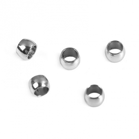 Picture of Stainless Steel Crimp Beads Cylinder About