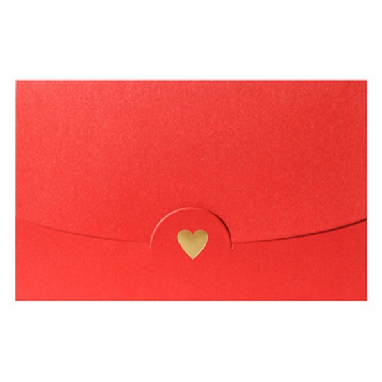 オリジナルカラー-Style13 10pcs /セット 17.5 * 11cmレトロ愛のハートカラーパール空白結婚式の招待状カードギフト封筒/金箔封筒 の画像