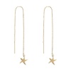 Picture of Ocean Jewelry Stainless Steel Ear Thread Threader Earring Star Fish long
