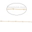 Immagine di Ottone Catena di Collegamenti Chiuso Catena SingolareAccessore KC Placcato Oro 2x1.5mm , 10 M